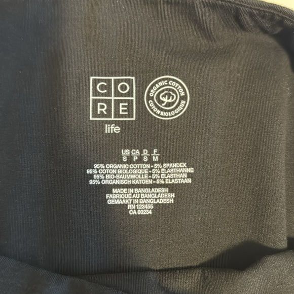 NEW Black stretch Pencil Tube Skirt Knee Length Cotton from Simons - Picture 2 of 5